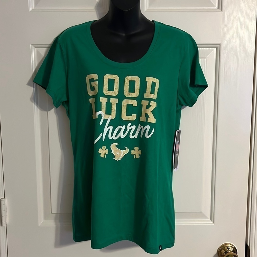 Houston Texans 47 Women’s scoop neck t-shirt size large